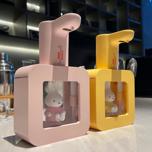 MIPOW&Miffy Automatic Hand Soap Dispenser Wall Mounted and Countertop Dual Purpose Sensor Foam Soap Dispenser Smart Infrared Con
