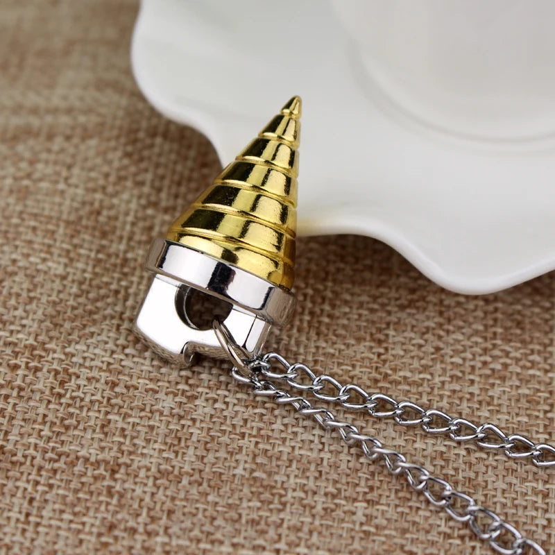 Cartoon Tengen Toppa Gurren Lagann Necklace Tengentoba Gulenlagan Core Drill Pendant Necklace Jewelry Accessories