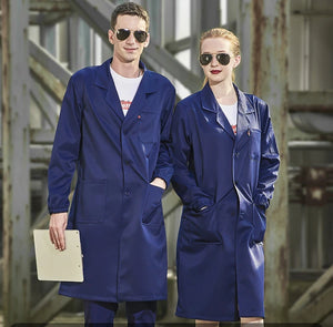 Warehouse Work Clothing Mechanical Long Outfit Lab Coat Workshop Factory Auto Repair Workshop Durable Coverall Porter Suit Tops