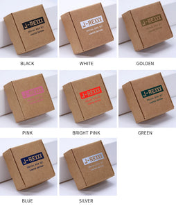 10pcs / kraft carton black white packaging carton Festival party gift box soap carton