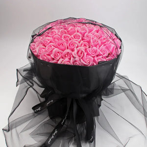 99/89/33 Flower Round Flower Box + Soap Flower Packaging Set Flower Gift Box Party Wedding Gift Valentine's Day Supplies
