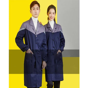 Warehouse Work Clothing Mechanical Long Outfit Lab Coat Workshop Factory Auto Repair Workshop Durable Coverall Porter Suit Tops