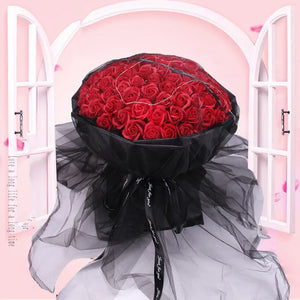 99/89/33 Flower Round Flower Box + Soap Flower Packaging Set Flower Gift Box Party Wedding Gift Valentine's Day Supplies