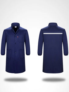 Warehouse Work Clothing Mechanical Long Outfit Lab Coat Workshop Factory Auto Repair Workshop Durable Coverall Porter Suit Tops
