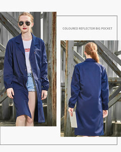 Warehouse Work Clothing Mechanical Long Outfit Lab Coat Workshop Factory Auto Repair Workshop Durable Coverall Porter Suit Tops