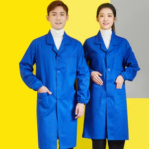 Warehouse Work Clothing Mechanical Long Outfit Lab Coat Workshop Factory Auto Repair Workshop Durable Coverall Porter Suit Tops
