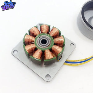 Small Generator Three-phase AC Brushless Generator Micro Wind Turbine SPECIFICATIONSBrand Name: NoEnName_NullCertification: NoneModel Number: Three-phase alternatorOrigin: Mainland ChinaType: Wind Power GeneratorSmall Generator Three-pSmall Generator