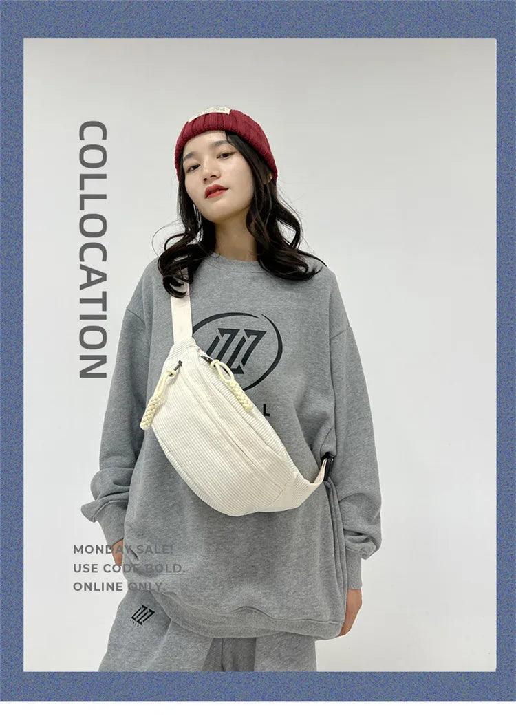 Large Waist Bags 2025 Belly Bag Woman Shoulder Crossbody Chest Bag Hip Sack Girl Fanny Packs for Women Belt Bum Pouch Banana