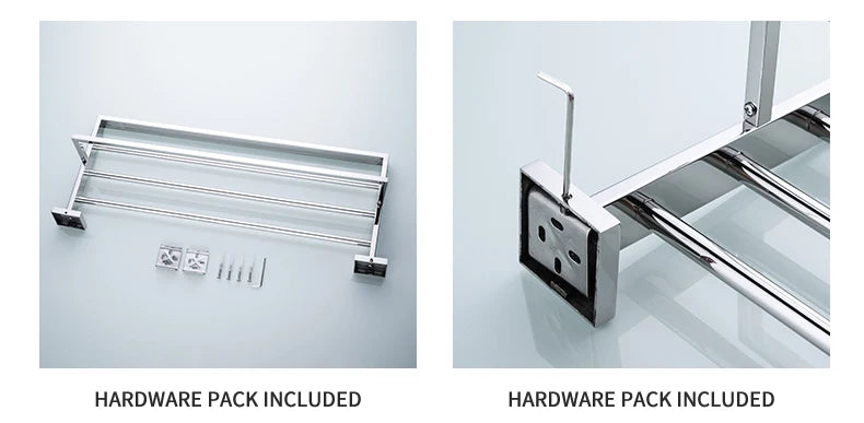 Bathroom Hardware Set SUS Stainless Steel Mirror Nickel Towel Rack Toilet Paper Holder Soap Holder Towel Bar Toilet Accessories