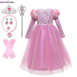 Girl Clothes Princess Cloak Hooded Coat Cape Cinderella Fancy Party Costume Clothes Winter Christmas New Year Children Dress