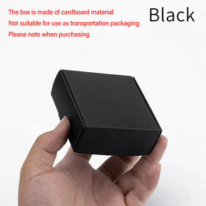 10pcs / kraft carton black white packaging carton Festival party gift box soap carton