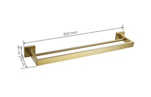 Stainless Steel Brushed Gold Towel Bar Rack Toilet Paper Holder Toilet Brush Robe Hook Soap Dish Bathroom Accessories Hardware