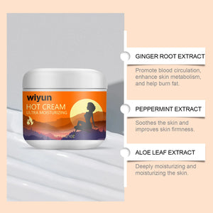 Hot Cream Fat Burning Cream Body Firming Elegant Light Body Gentle Herbal Comfort Massage Anti Cellulite Slimming Safe Cream