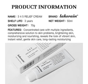 345 Relief Cream Moisturizing Blemishes Nourish The Skin And Provide Soothing Care Resulting In A Well-Rounded Skincare Solution