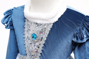 Girl Clothes Princess Cloak Hooded Coat Cape Cinderella Fancy Party Costume Clothes Winter Christmas New Year Children Dress