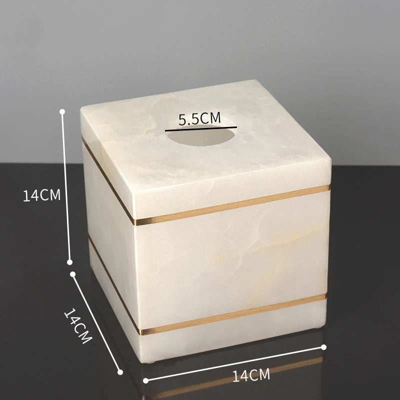 White Onyx Natural Marble Bathroom Accessories Luxury Golden Soap Dispenser Toothbrush Holder Soap Dish Tray Set for Bathroom
