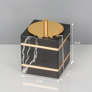 Black Nero Marquin Natural Marble Bathroom Accessories Luxury Gold Soap Dish Soap Dispenser Toothbrush Holder Tray Bathroom Set