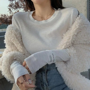 Clothing T Shirt Woman Off White Korean Fashion Streetwear Clothes Top Cute Women's Tshirt High Quality Aesthetic Hot Pullover