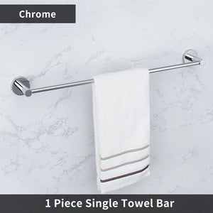 Mirror Chrome Bathroom Hardware 304 Stainless Steel Towel Rack Toilet Paper Holder Soap Holder Towel Bar Toilet Accessories
