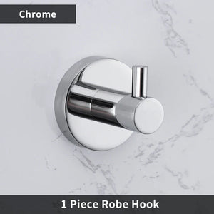 Mirror Chrome Bathroom Hardware 304 Stainless Steel Towel Rack Toilet Paper Holder Soap Holder Towel Bar Toilet Accessories
