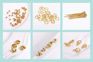 Ear Wire For Earrings Making Supplies DIY Accessories 18K Gold Plated Earwire Earring Hooks with Open Loop