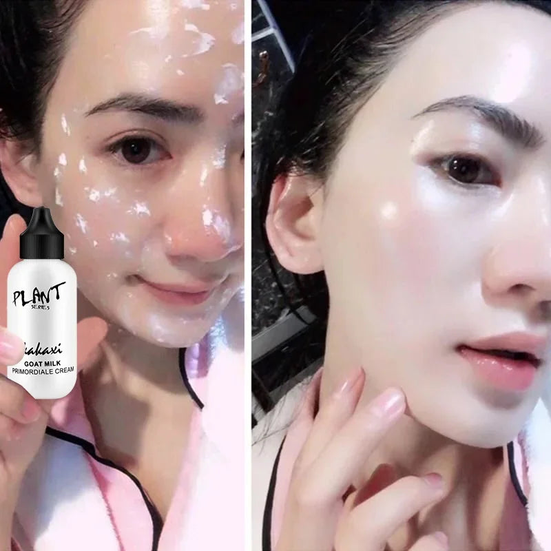 Face Foundation Cream Milk Whitening Moisturizing Cream Ultimate Goat Milk Revitalizing Smooth Brighten Plain Cream Makeup