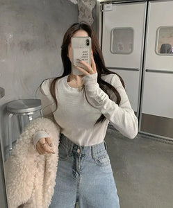 Clothing T Shirt Woman Off White Korean Fashion Streetwear Clothes Top Cute Women's Tshirt High Quality Aesthetic Hot Pullover