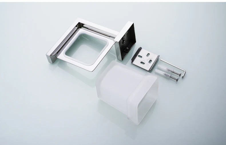 Bathroom Hardware Set SUS Stainless Steel Mirror Nickel Towel Rack Toilet Paper Holder Soap Holder Towel Bar Toilet Accessories