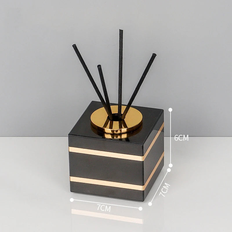 Black Nero Marquin Natural Marble Bathroom Accessories Luxury Gold Soap Dish Soap Dispenser Toothbrush Holder Tray Bathroom Set