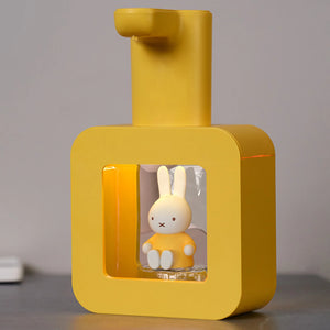 MIPOW&Miffy Automatic Hand Soap Dispenser Wall Mounted and Countertop Dual Purpose Sensor Foam Soap Dispenser Smart Infrared Con
