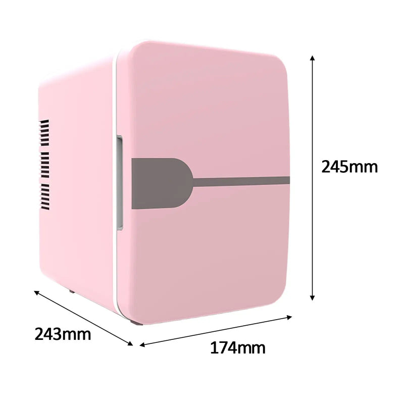 Compact Refrigerator Mini Fridge Flat Design Fridge Skincare Fridge PoSPECIFICATIONSBrand Name: perfeclanCertification: NoneHign-concerned Chemical: NoneItem Height: 245mItem Length: 174mItem Type: RefrigeratorsItem Volume: 6LItem WeigMini Fridge 6L