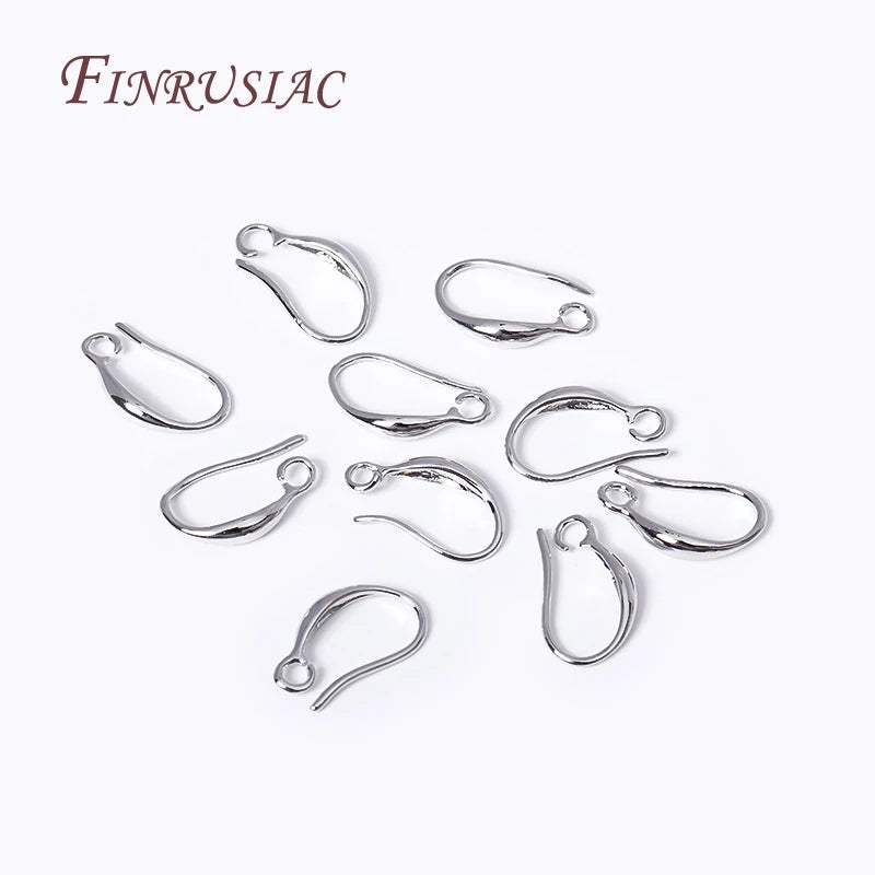 Ear Wire For Earrings Making Supplies DIY Accessories 18K Gold Plated Earwire Earring Hooks with Open Loop