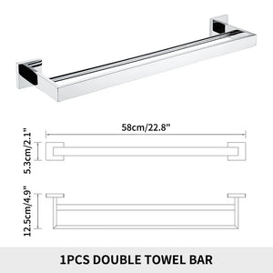 Bathroom Hardware Set SUS Stainless Steel Mirror Nickel Towel Rack Toilet Paper Holder Soap Holder Towel Bar Toilet Accessories