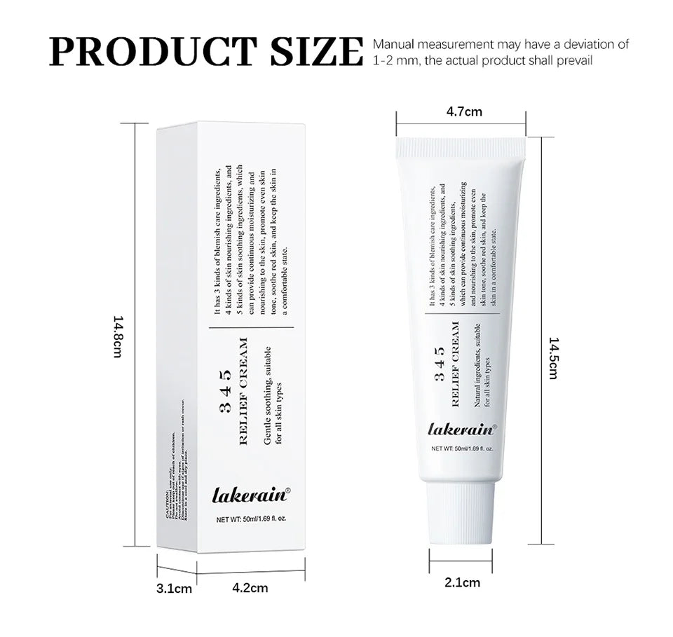 345 Relief Cream Address Blemishes Nourish The Skin and Provide Soothing Care Resulting In A Well-Rounded Skincare Solution
