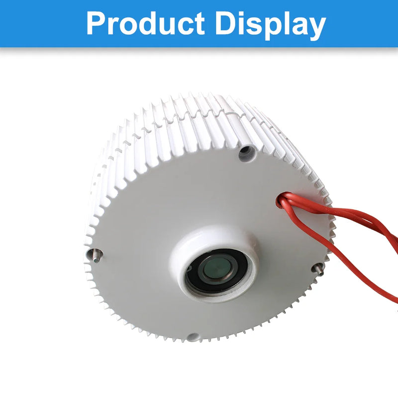 Meteor New Energy Generators Low Speed 2000W 12V 24V 48V AC Gearless PSPECIFICATIONSBrand Name: NoEnName_NullCertification: CECustomize: OptionalEfficiency: 75%Generator case: Aluminium alloyModel Number: M-2000WOrigin: Mainland ChinaPPermanent Magnet Generator