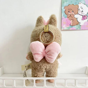 Only Clothes Cloth Blind Box Pendant Baby Clothes Cartoon Cute Plush Two-Piece Small Satchel Suit Vinyl Doll Conjoined Dress.