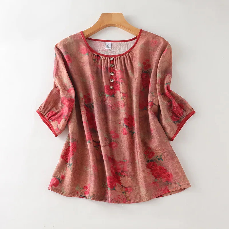 Traditional Chinese Clothing for Women Tops Chinese Shirt Fashion Clothes Vintage Ethnic Style Comfortable Harajuku Streetwear