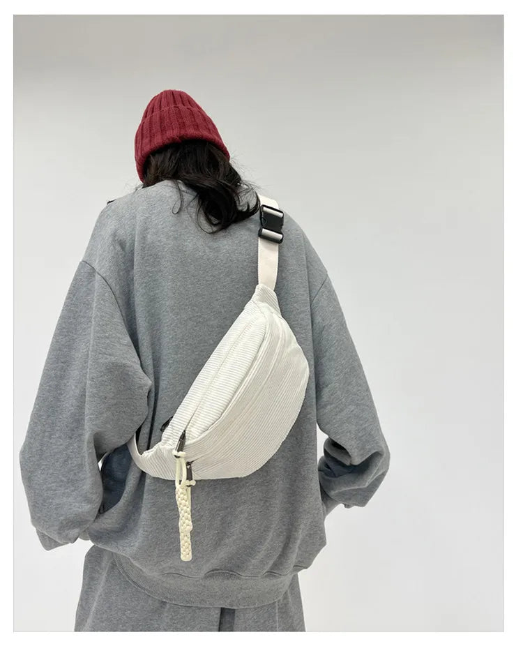 Large Waist Bags 2024 Belly Bag Woman Shoulder Crossbody Chest Bag Hip Sack Girl Fanny Packs for Women Belt Bum Pouch Banana