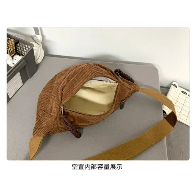 Large Waist Bags 2025 Belly Bag Woman Shoulder Crossbody Chest Bag Hip Sack Girl Fanny Packs for Women Belt Bum Pouch Banana