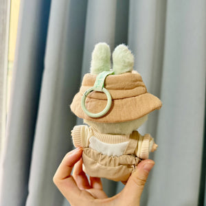 Only Clothes Cloth Blind Box Pendant Baby Clothes Cartoon Cute Plush Two-Piece Small Satchel Suit Vinyl Doll Conjoined Dress.