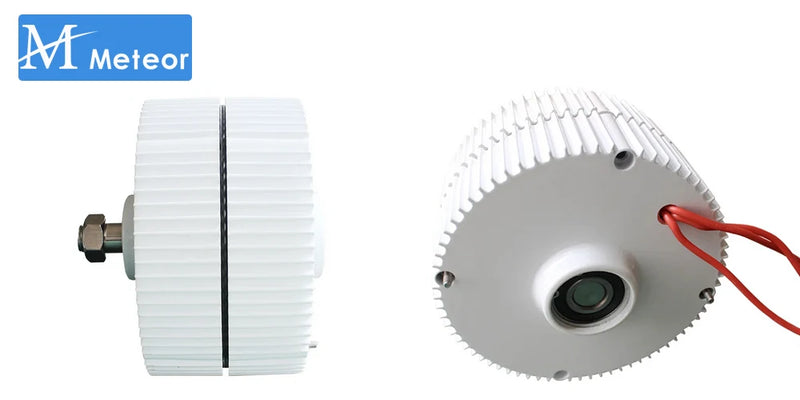 Meteor New Energy Generators Low Speed 2000W 12V 24V 48V AC Gearless PSPECIFICATIONSBrand Name: NoEnName_NullCertification: CECustomize: OptionalEfficiency: 75%Generator case: Aluminium alloyModel Number: M-2000WOrigin: Mainland ChinaPPermanent Magnet Generator