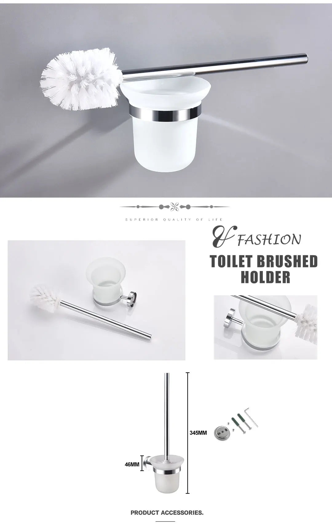 Bathroom Hardware 304 Stainless Steel Chrome Plated Towel Rack Toilet Paper Rack Soap Dish Rack Towel Bar Bathroom Accessories S