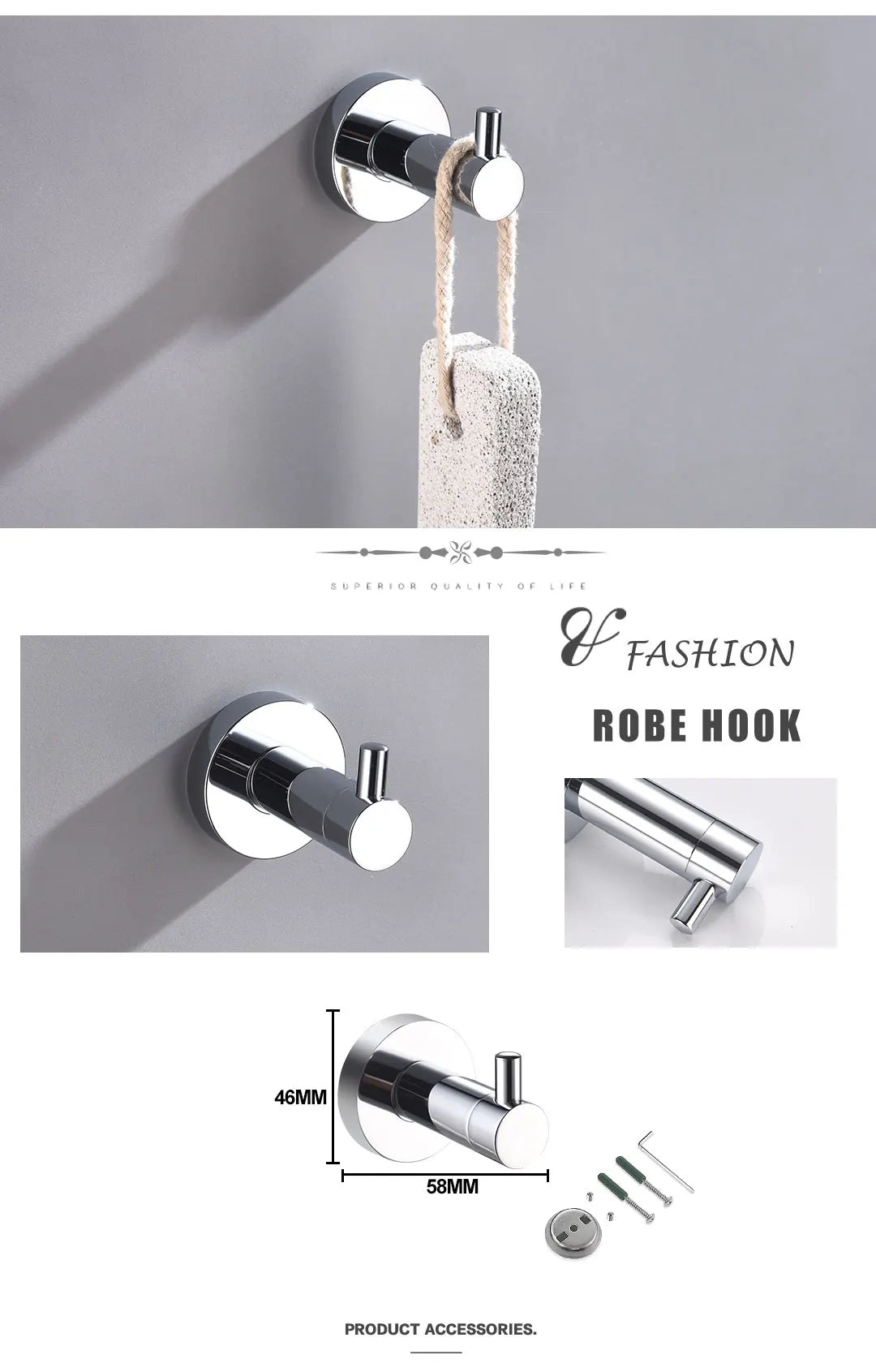 Bathroom Hardware 304 Stainless Steel Chrome Plated Towel Rack Toilet Paper Rack Soap Dish Rack Towel Bar Bathroom Accessories S