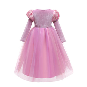 Girl Clothes Princess Cloak Hooded Coat Cape Cinderella Fancy Party Costume Clothes Winter Christmas New Year Children Dress