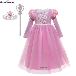 Girl Clothes Princess Cloak Hooded Coat Cape Cinderella Fancy Party Costume Clothes Winter Christmas New Year Children Dress