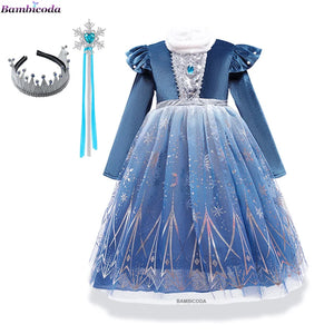 Girl Clothes Princess Cloak Hooded Coat Cape Cinderella Fancy Party Costume Clothes Winter Christmas New Year Children Dress