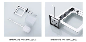Bathroom Hardware Set SUS Stainless Steel Mirror Nickel Towel Rack Toilet Paper Holder Soap Holder Towel Bar Toilet Accessories