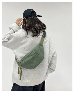 Large Waist Bags 2024 Belly Bag Woman Shoulder Crossbody Chest Bag Hip Sack Girl Fanny Packs for Women Belt Bum Pouch Banana