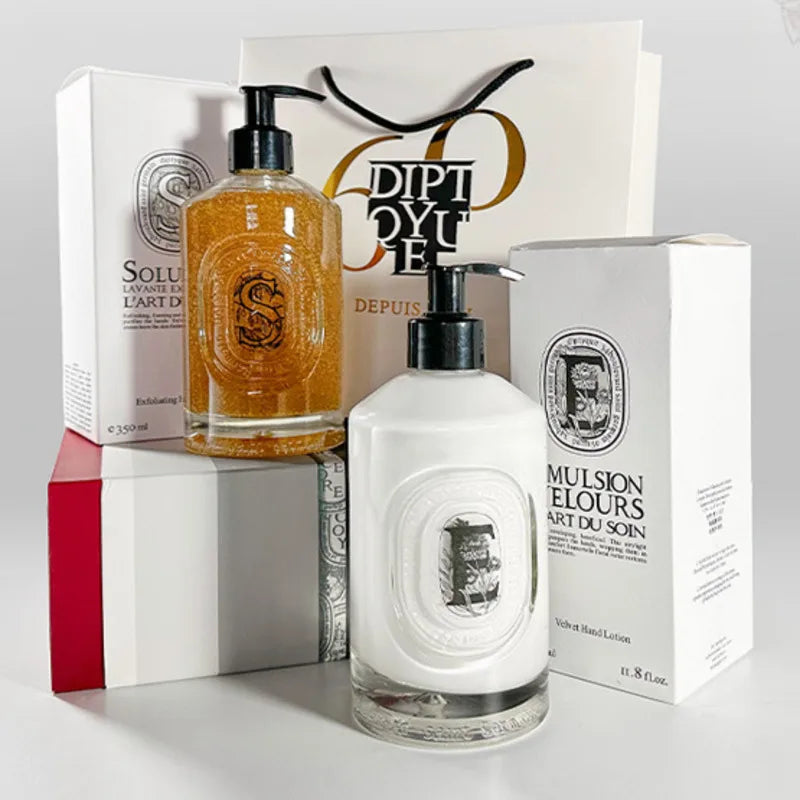 Diptyques Liquid Hand Soap Hand Cream Exfoliator Hand Care Set 350ml Cleaning And Hydration Women Skincare Skin Care Products ﻿