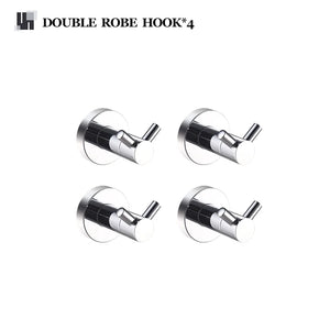 Bathroom Hardware 304 Stainless Steel Chrome Plated Towel Rack Toilet Paper Rack Soap Dish Rack Towel Bar Bathroom Accessories S